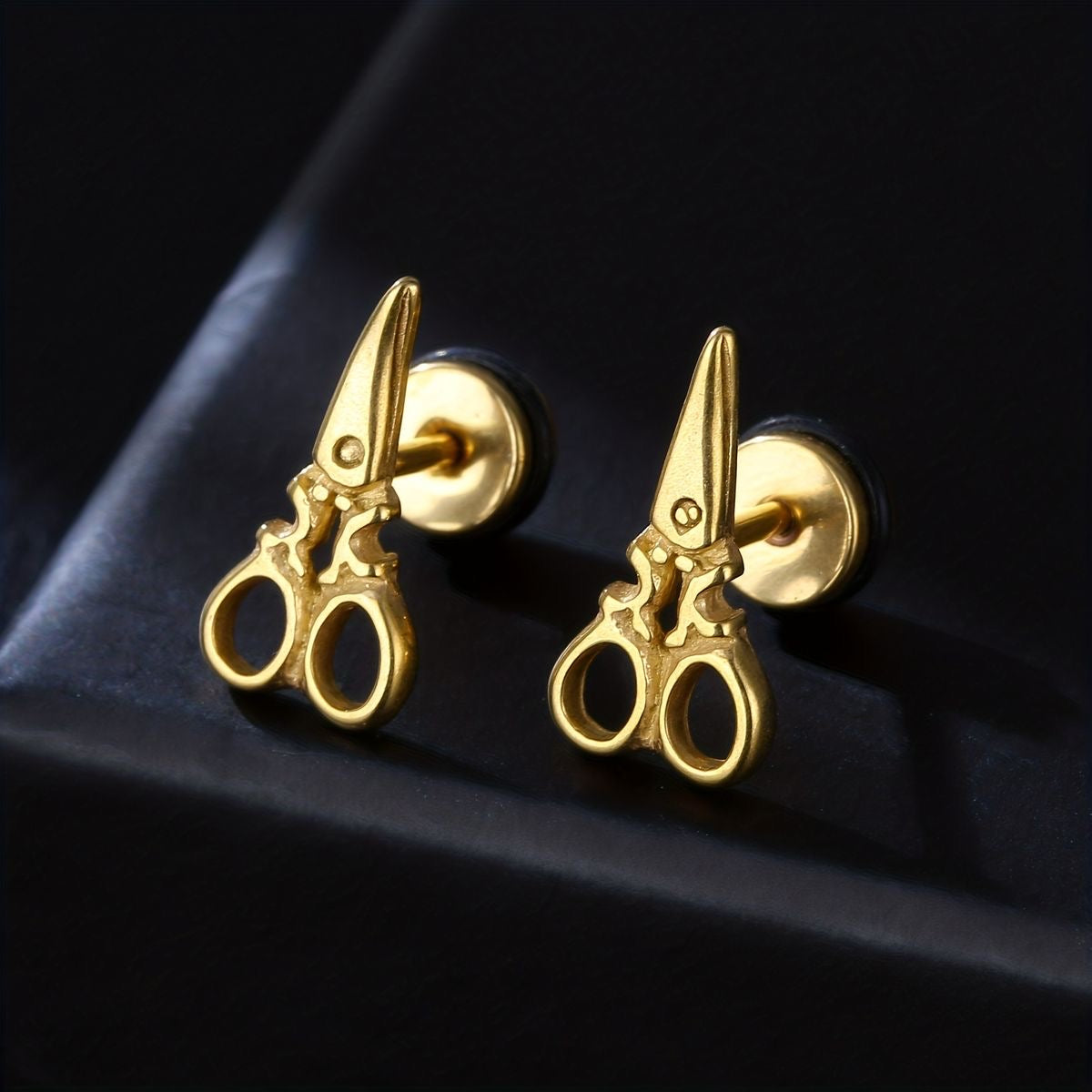 Caravanas TIJERAS GOLD BARBER