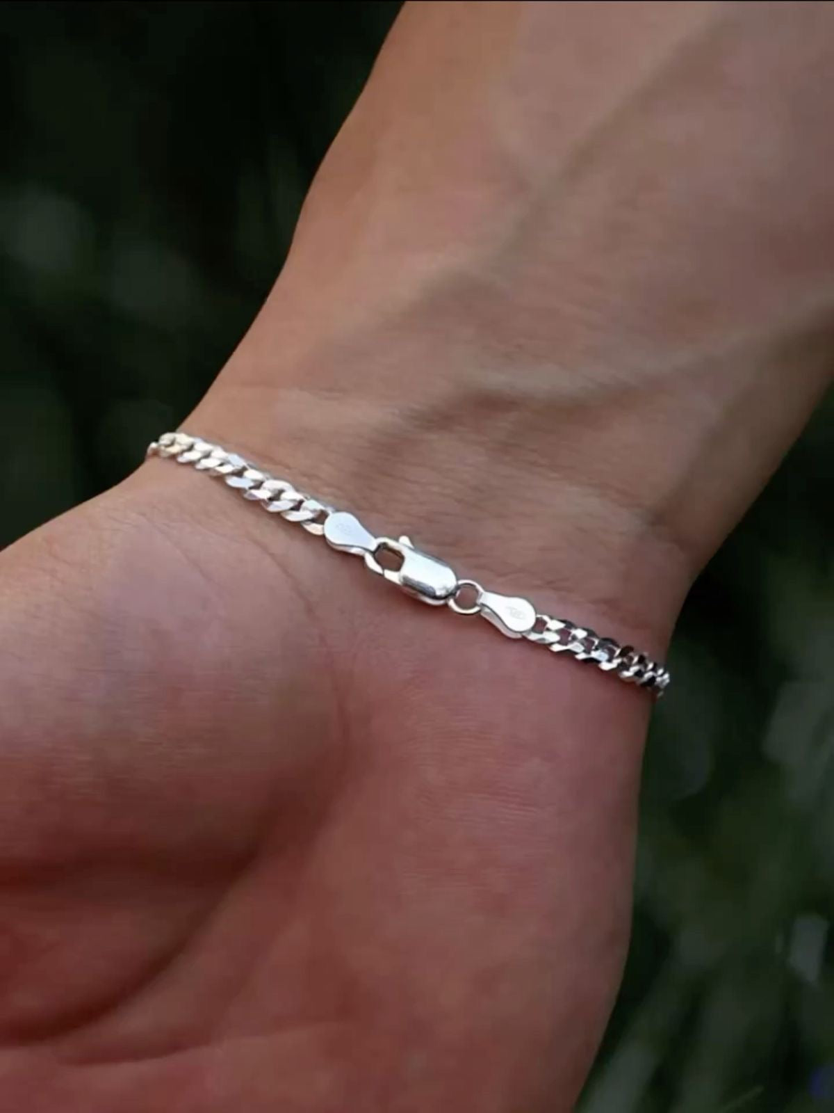 Pulsera Grumet Plata 925 3mm Grosor