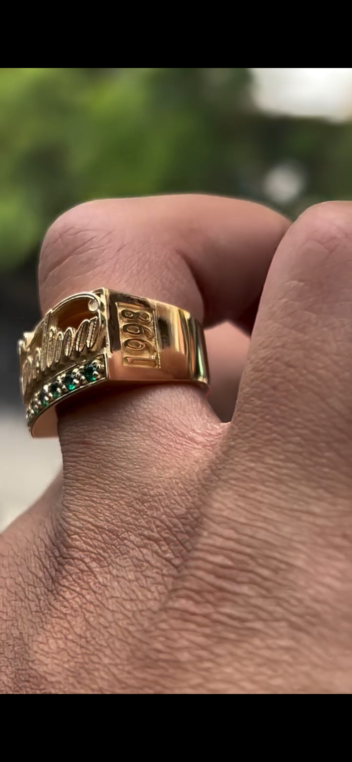 Anillo NOMBRE personalizado 18K