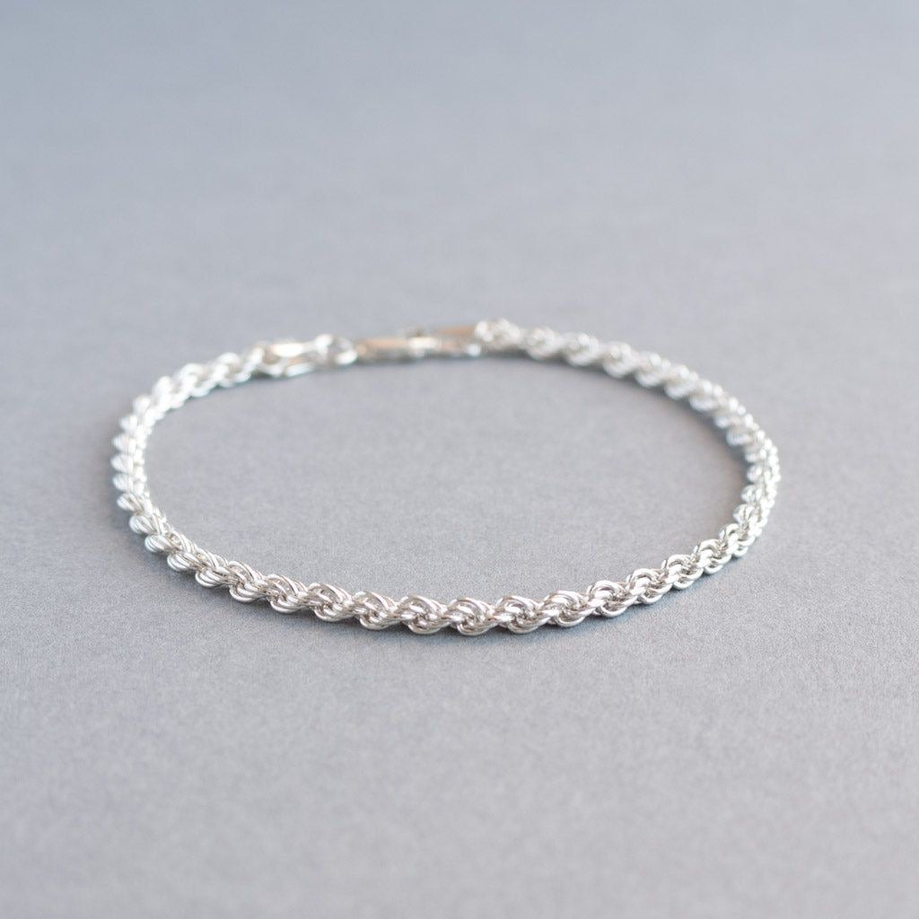 Pulsera Tourbillon Plata 925 4mm