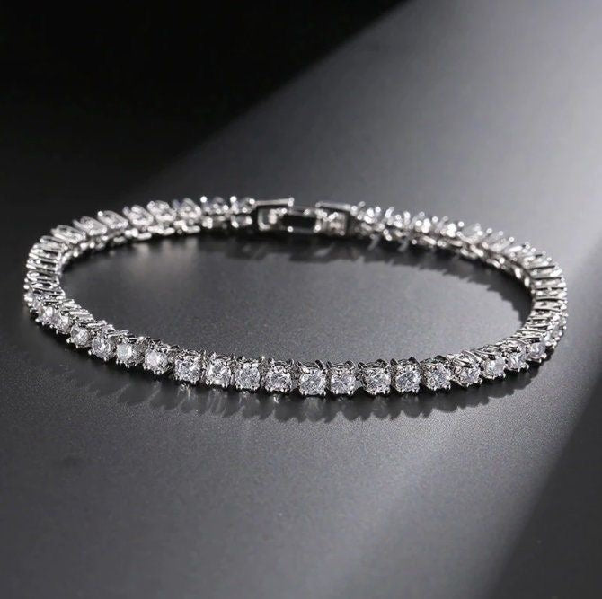 Pulsera Tennis Silver