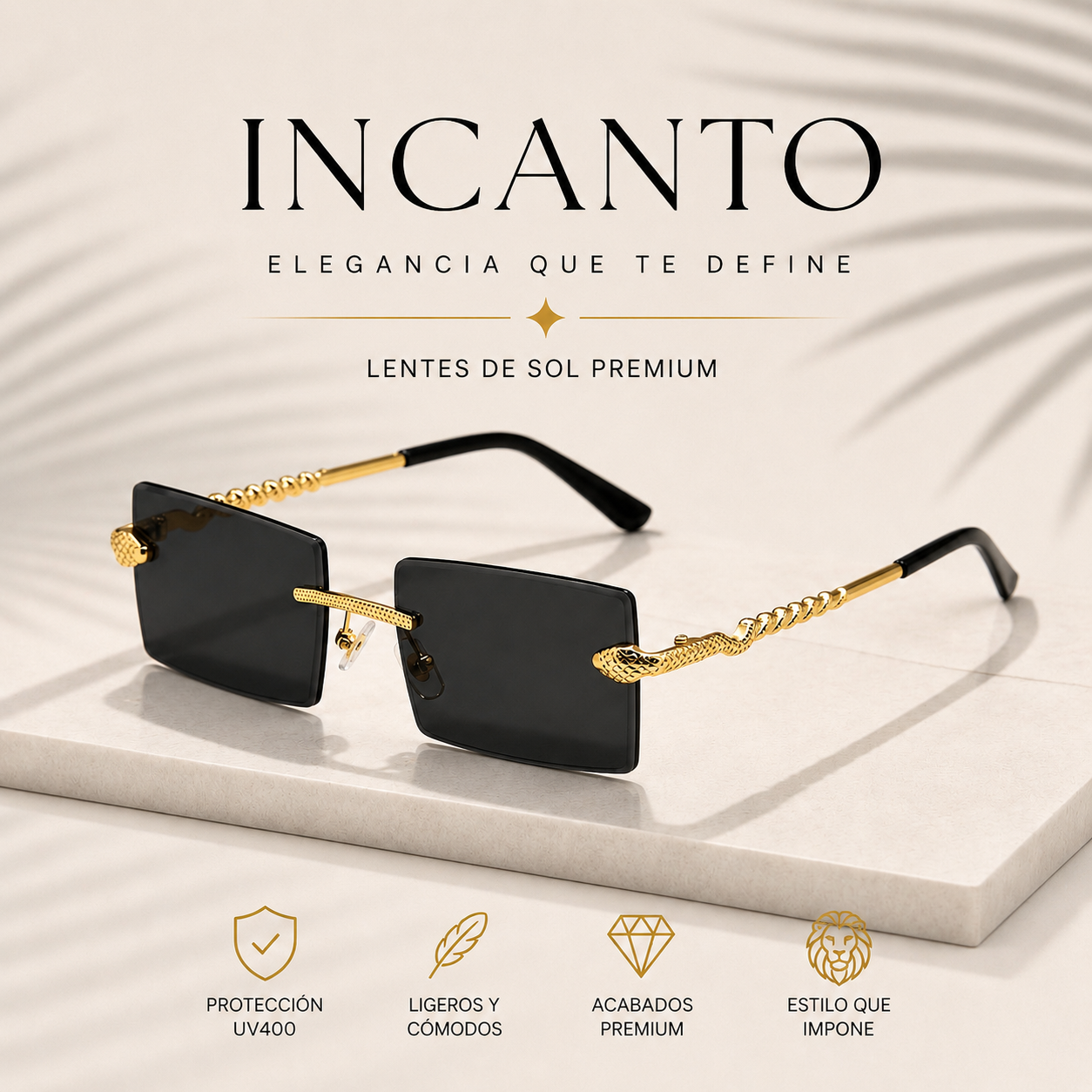 Lentes Serpiente Black/Gold