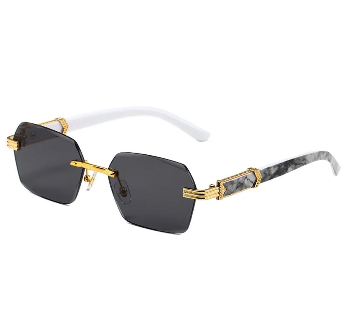 Lentes Monaco White-Black