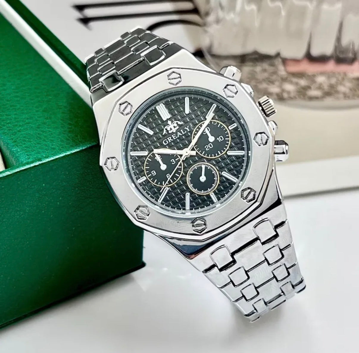 Reloj Mónaco Silver