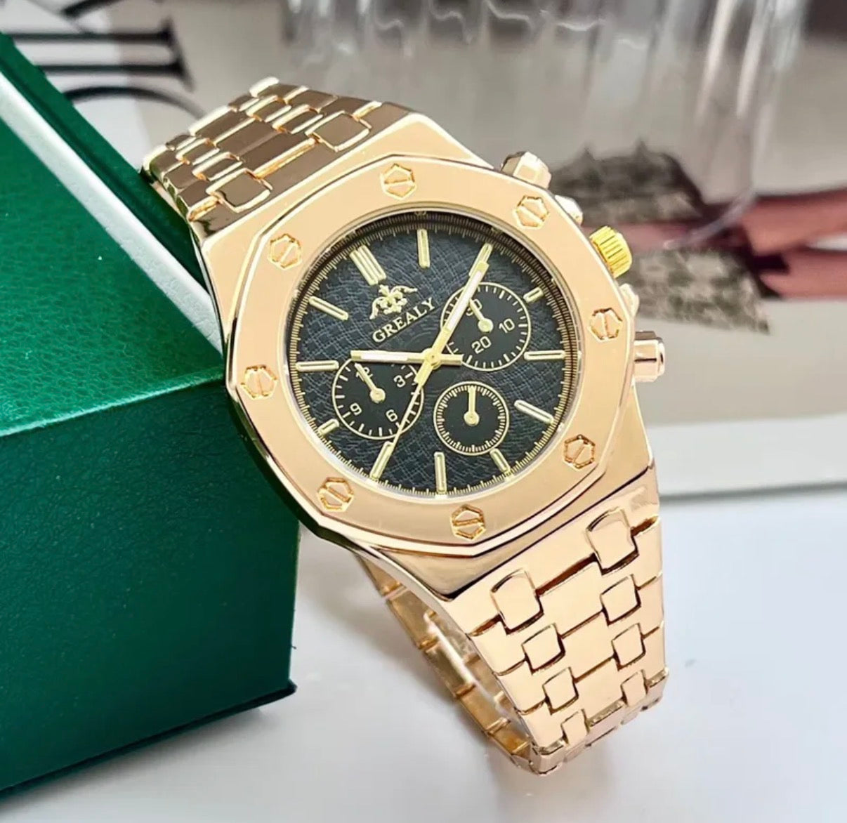 Reloj Mónaco GOLD Black