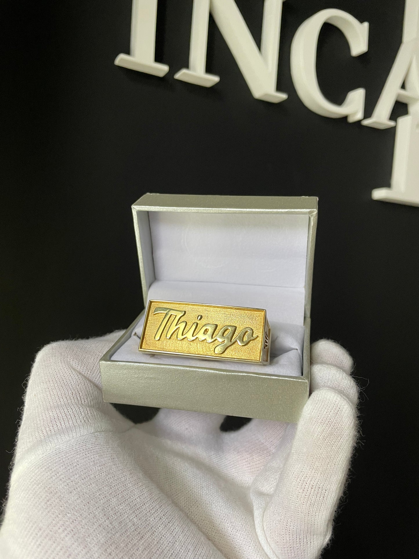 Anillo Doble Plata bañada en Oro 18k