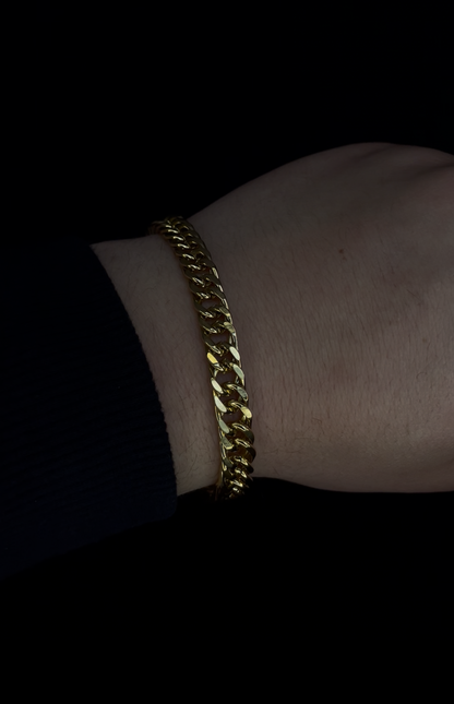 Pulsera Doble Grumet Gold