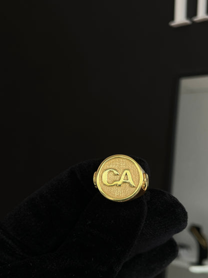 Anillo Sello Mesa Redonda Personalizado