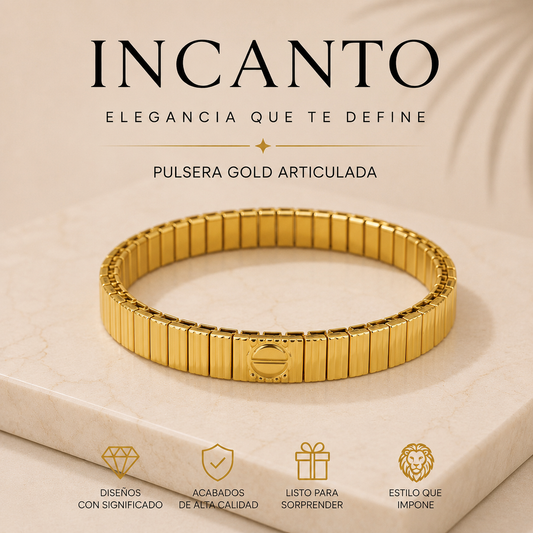 Pulsera elastizada GOLD