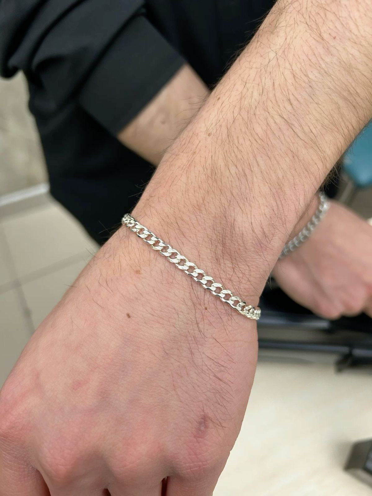 Pulsera Grumet Plata 925 3mm Grosor