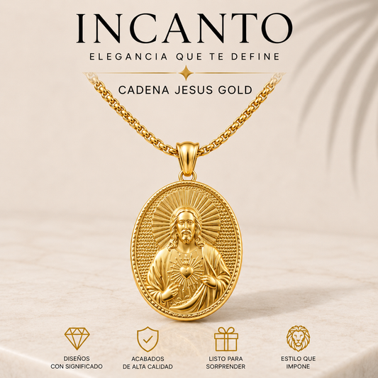 Cadena Jesus Gold