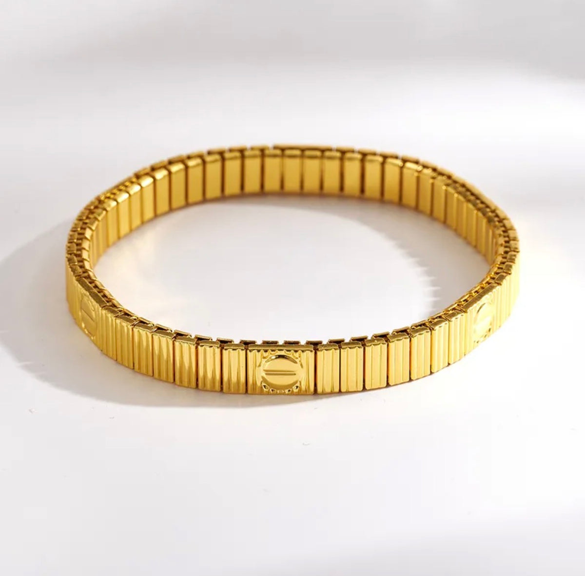 Pulsera elastizada GOLD