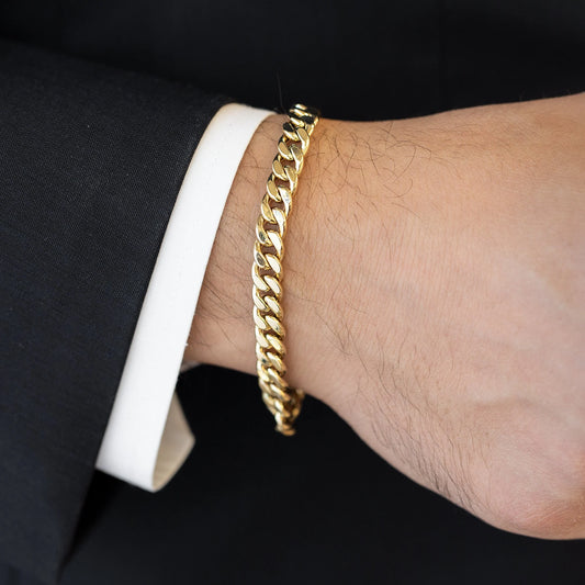 Pulsera Cubana 4mm Gold