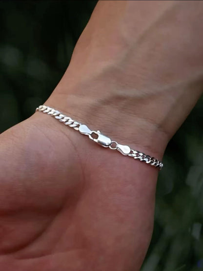 Pulsera Grumet Plata 925 3mm Grosor