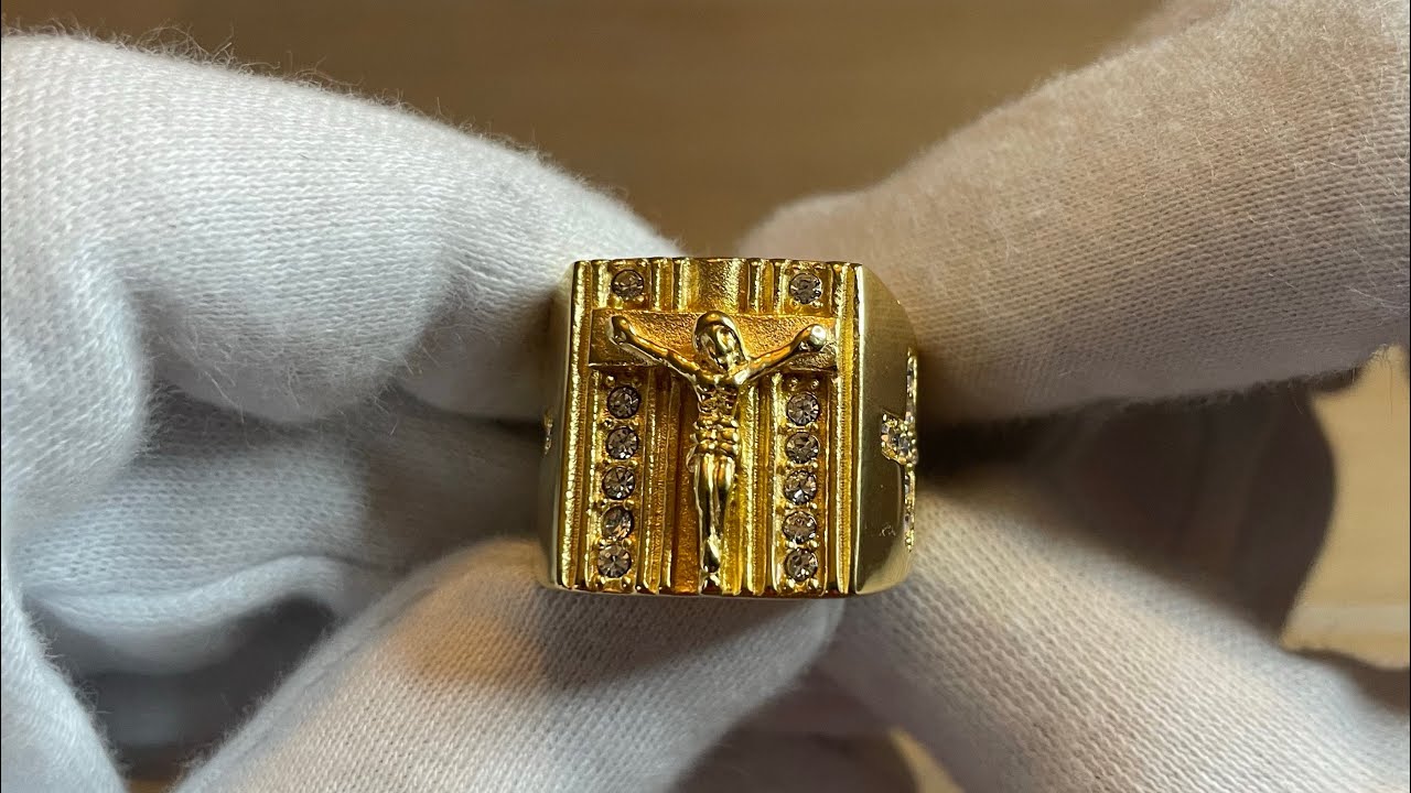 Anillo Jesús Gold