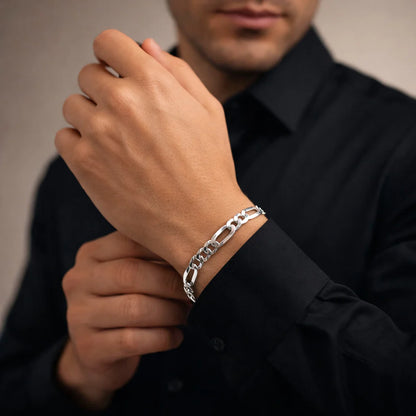Pulsera Cartier Plata 925 Italy 6mm Grosor