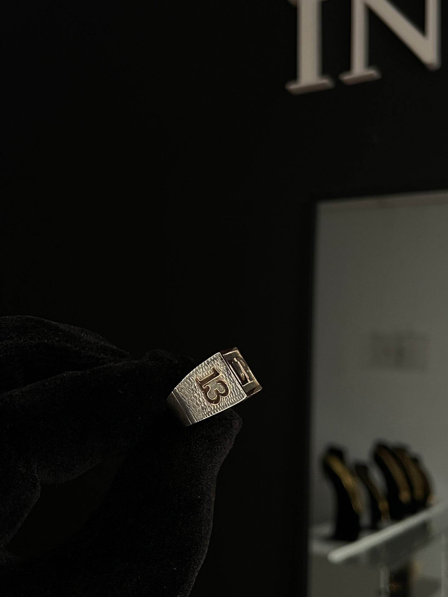 Anillo Sello Hombre Plata Y Oro