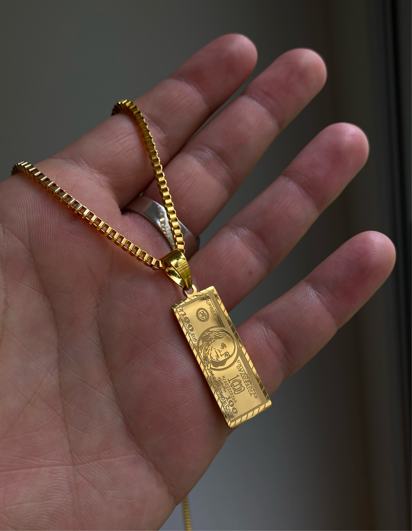 Cadena con dije 𝐃𝐎𝐋𝐀𝐑 𝐆𝐎𝐋𝐃