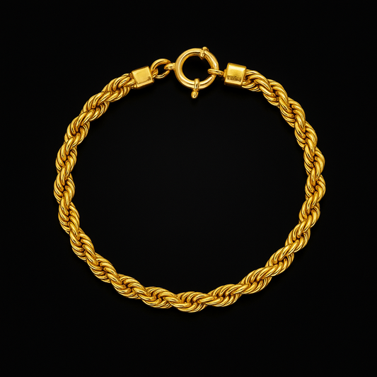 Pulsera Tourbillon Oro 18K cierre marinero