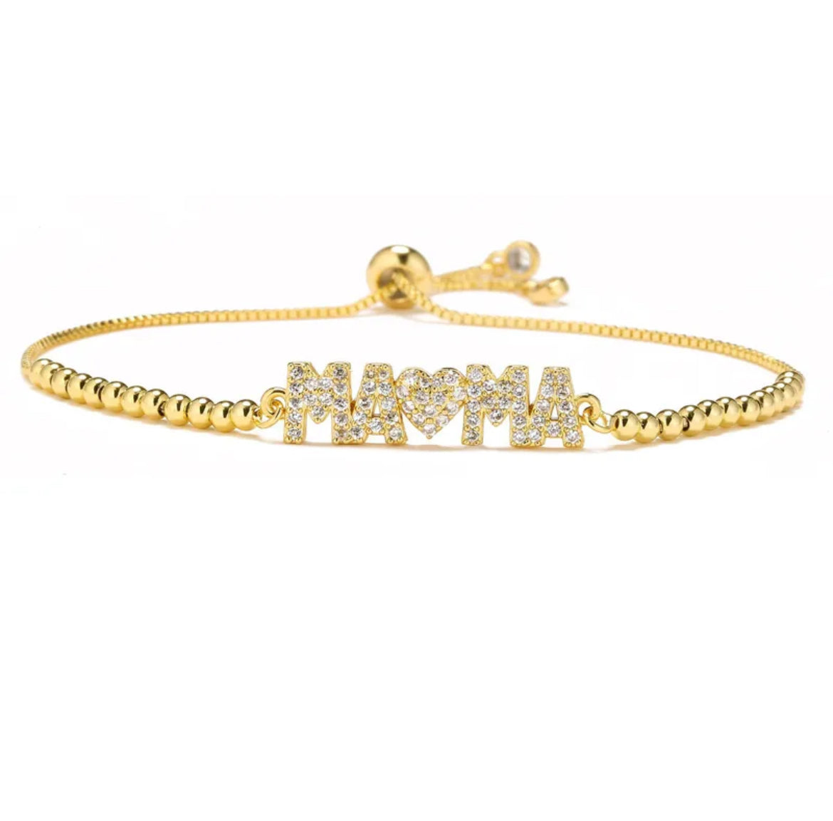 Pulsera MAMÁ con Brillantes