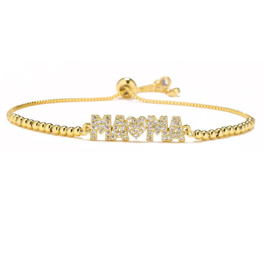 Pulsera MAMÁ con Brillantes