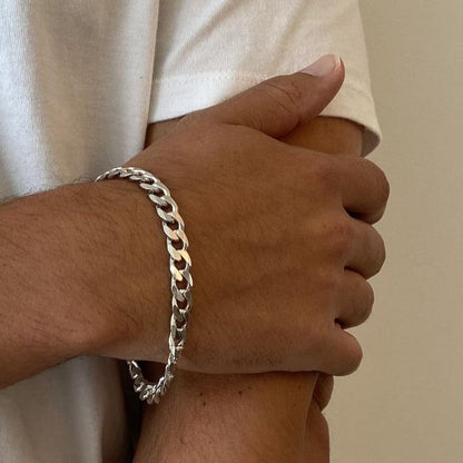 Pulsera Grumet Plata 925 6mm Grosor
