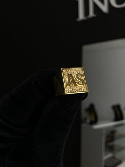 Anillo Sello cuadrado XL
