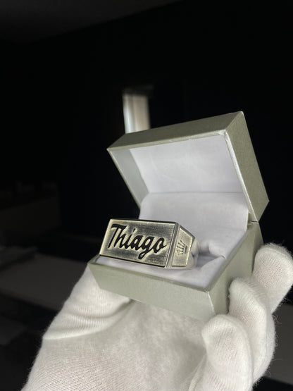 Anillo Doble XL Plata 925 Macizo