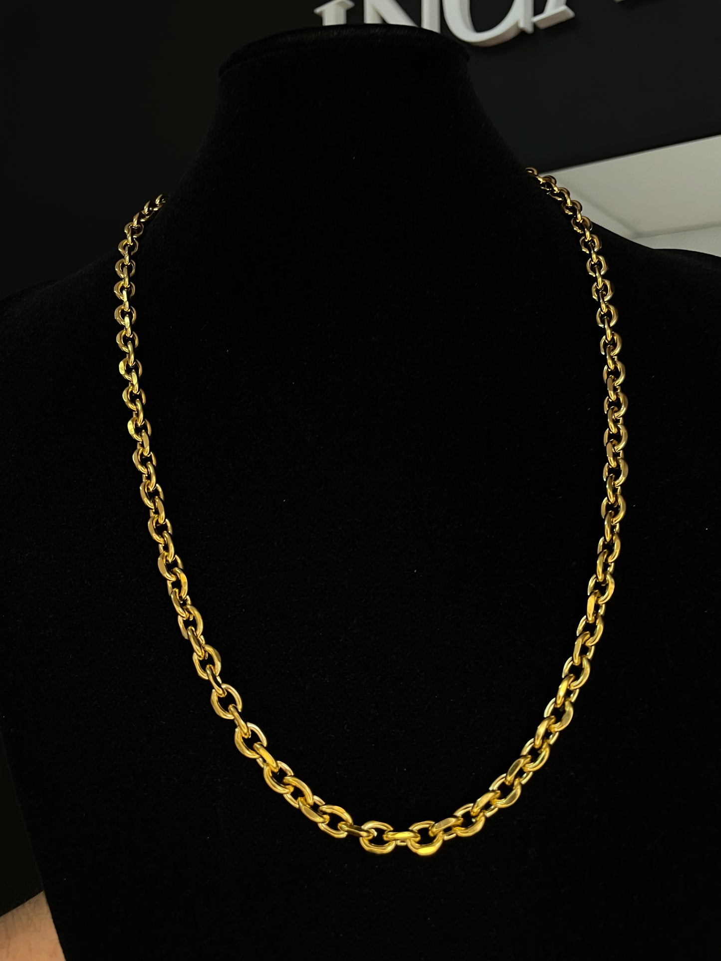 Cadena Forcet Doble baño de Oro 18K