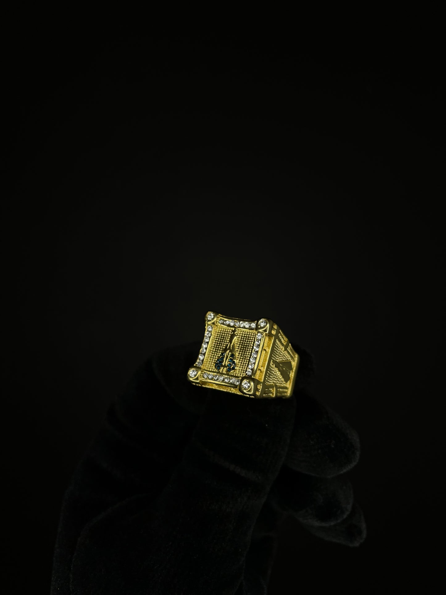 Anillo Virgen Gold XXL