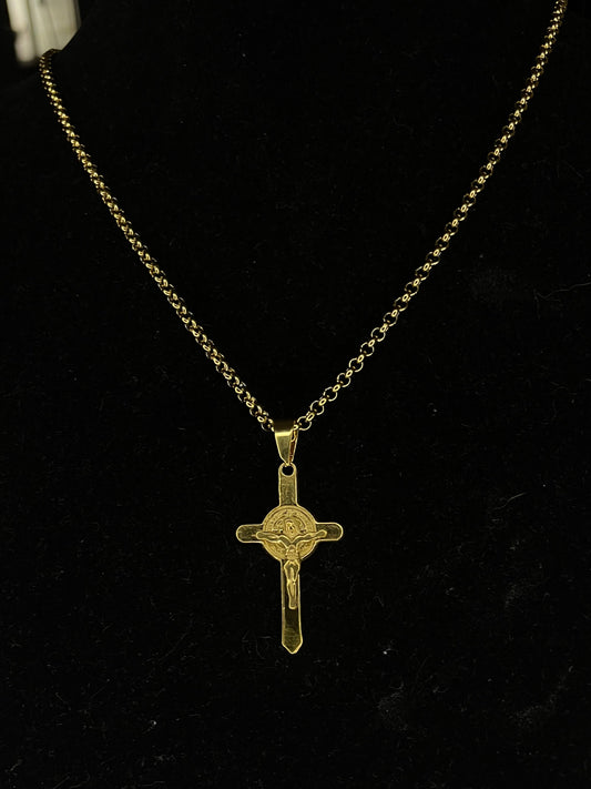 Cadena con dije Jesús Gold