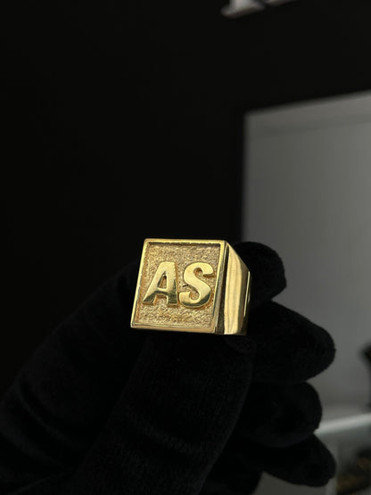 Anillo Sello cuadrado XL