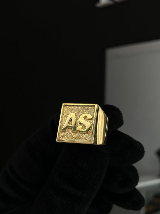 Anillo Sello cuadrado XL