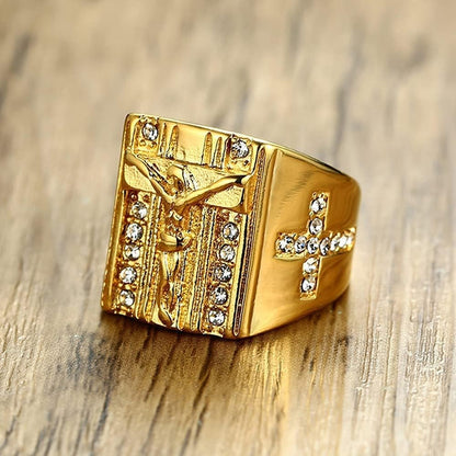 Anillo Jesús Gold