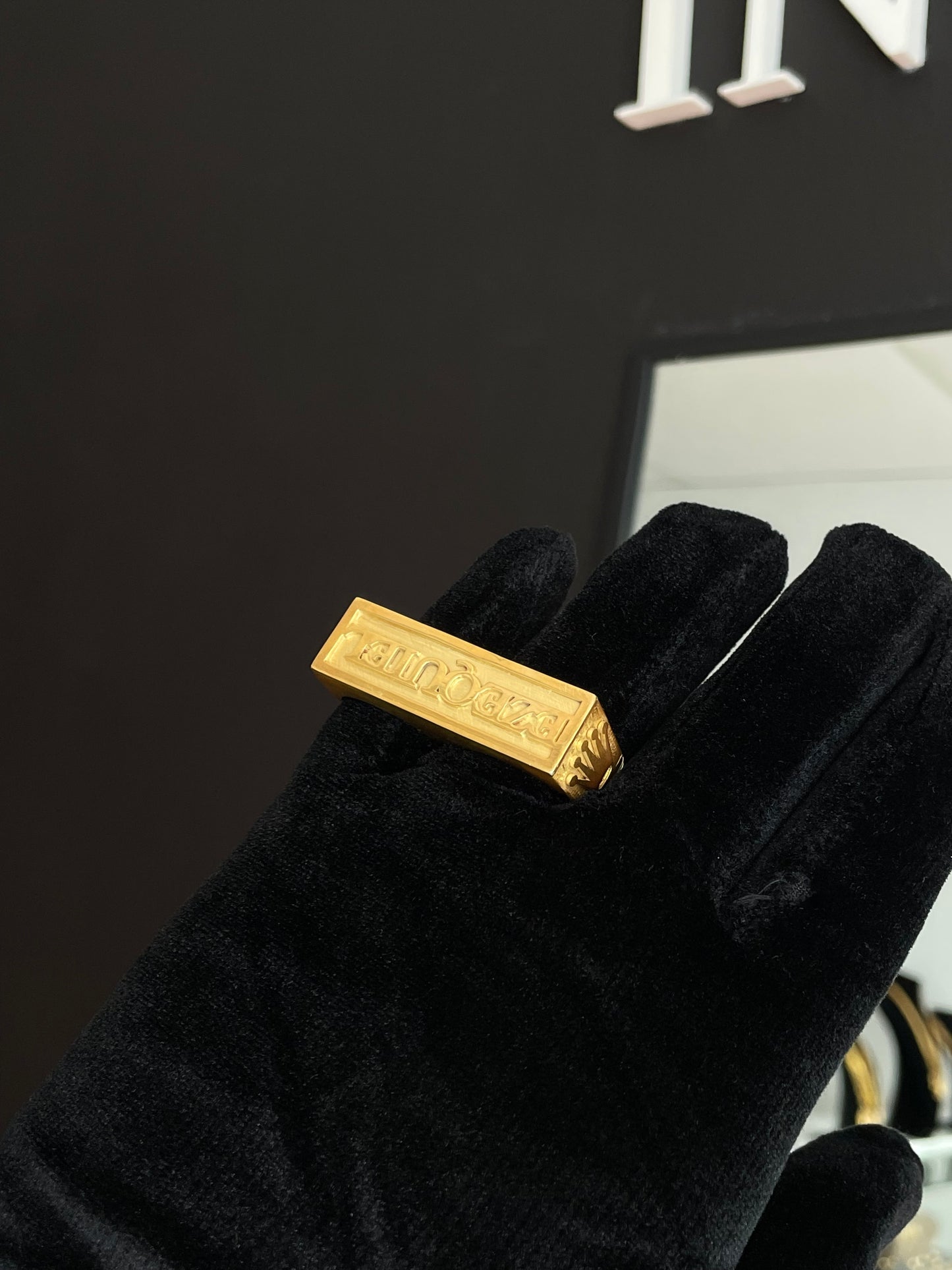 Anillo Doble completo en Plata 925 Enchapada en Oro 18K