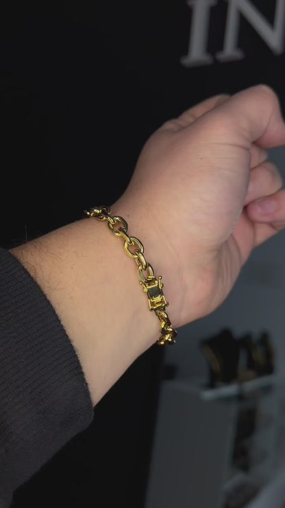 Pulsera Forcet 6mm Cierre de Caja Reforzado