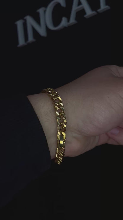 Pulsera Doble Grumet Gold